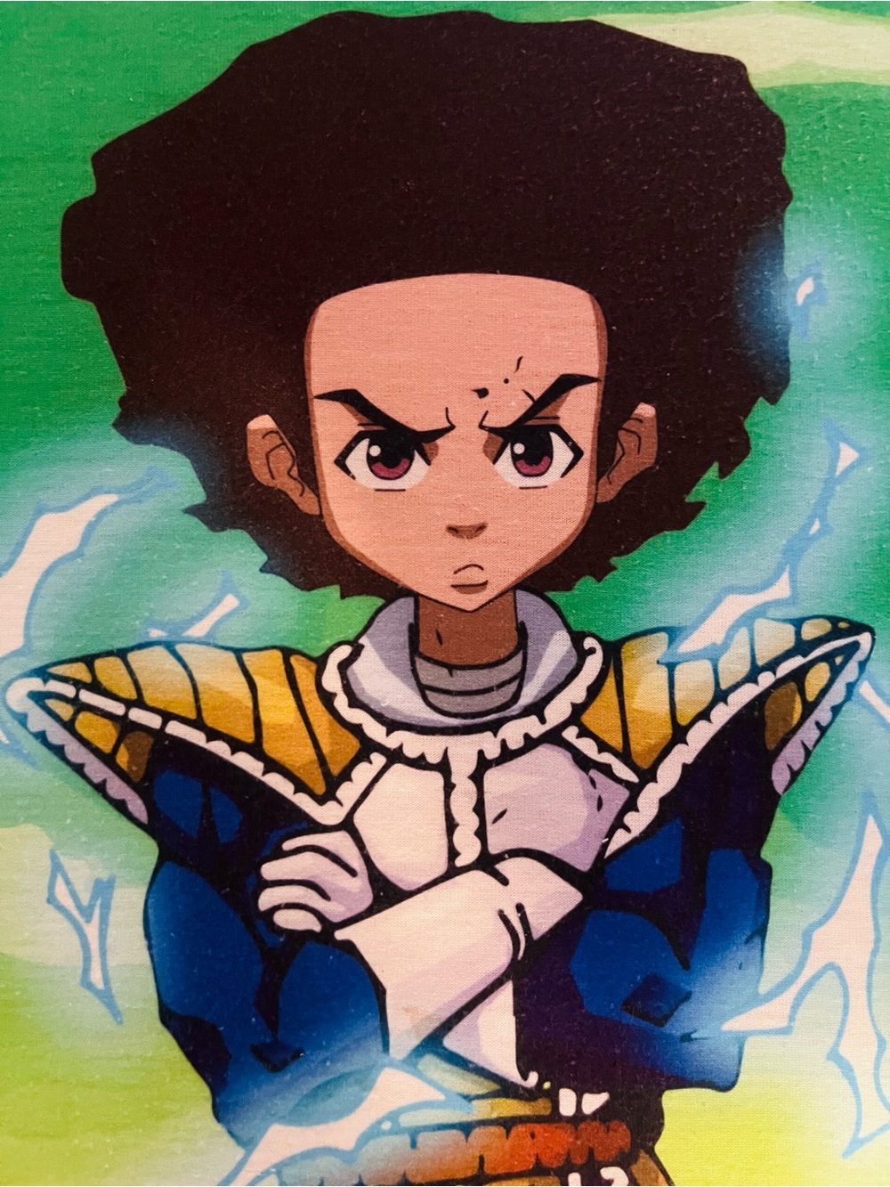 Huey Freeman Vegeta Collaboration Anime Shirt
